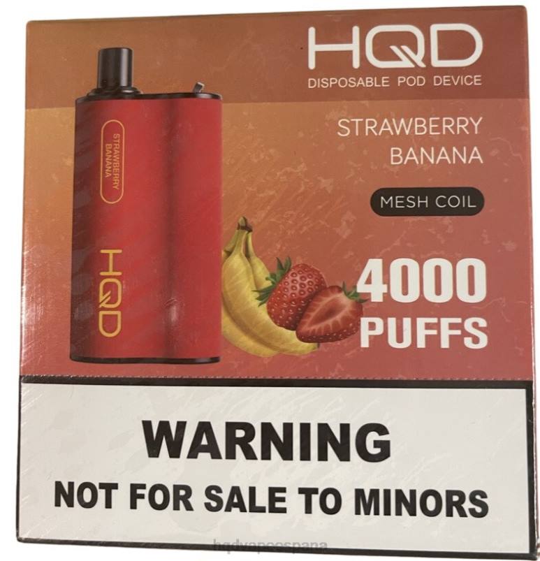 HQD BOX 4000 bocanadas Fresa plátano 84J270 HQD wholesale