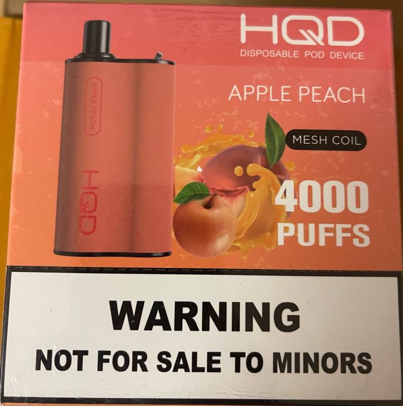 HQD BOX 4000 bocanadas durazno manzana 84J274 HQD madrid