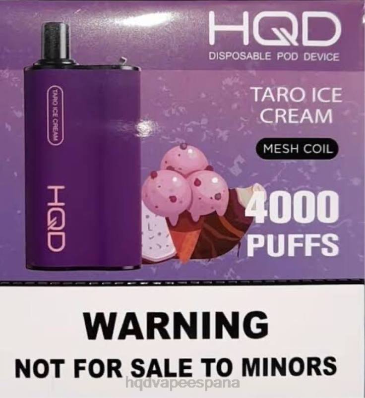 HQD BOX 4000 bocanadas helado de taro 84J271 HQD españa