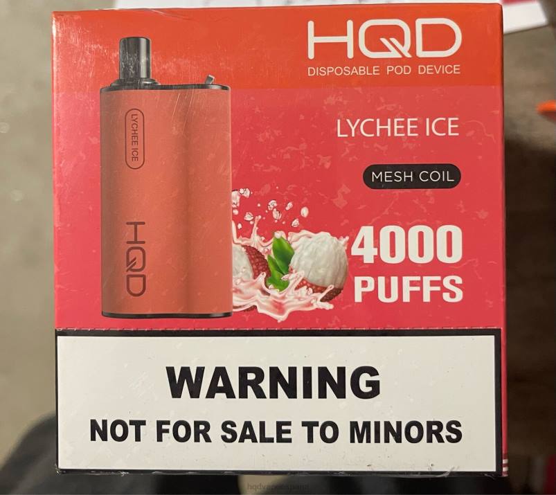 HQD BOX 4000 bocanadas hielo de lichi 84J2110 HQD wholesale