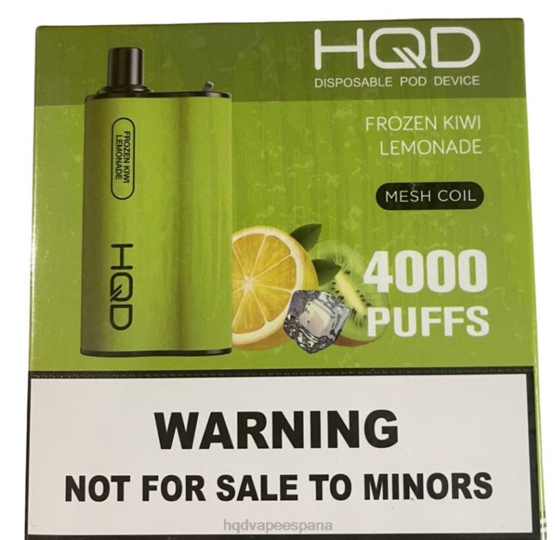 HQD BOX 4000 bocanadas limonada de kiwi congelada 84J288 HQD flavors vape