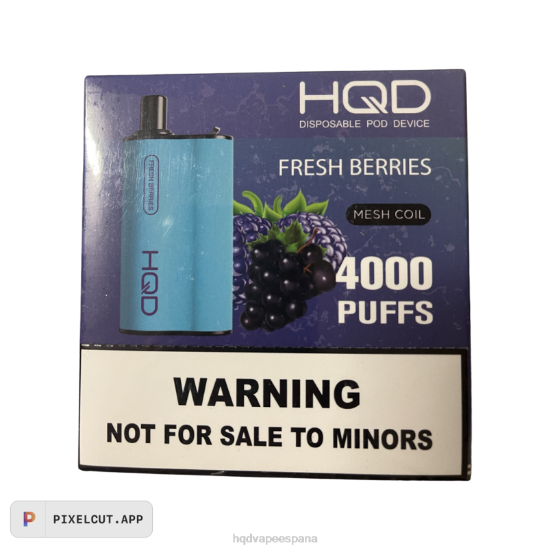 HQD BOX 4000 bocanadas moras frecas 84J2102 HQD vape españa