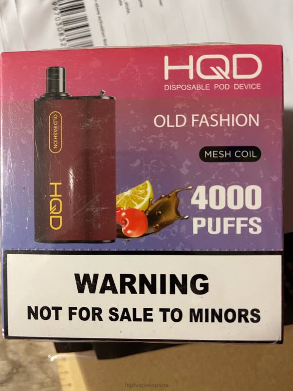 HQD BOX 4000 bocanadas pasado de moda 84J2104 HQD madrid