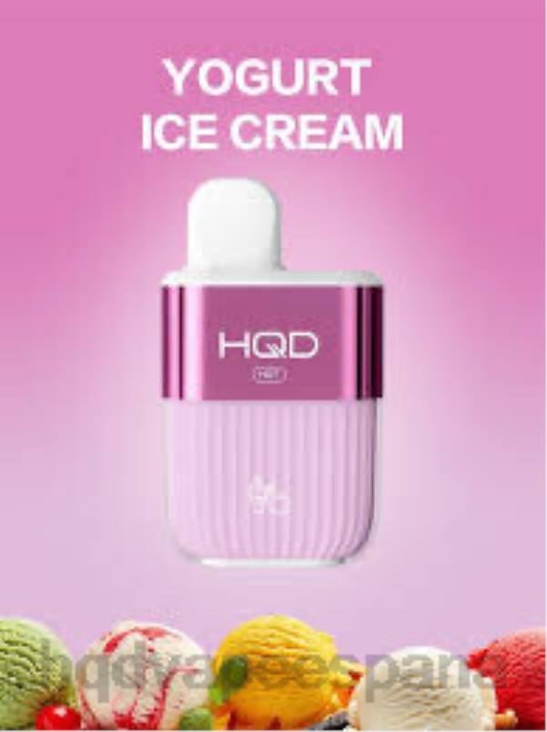 HQD HOT 5000 bocanadas helado de yogur 84J258 HQD flavors vape