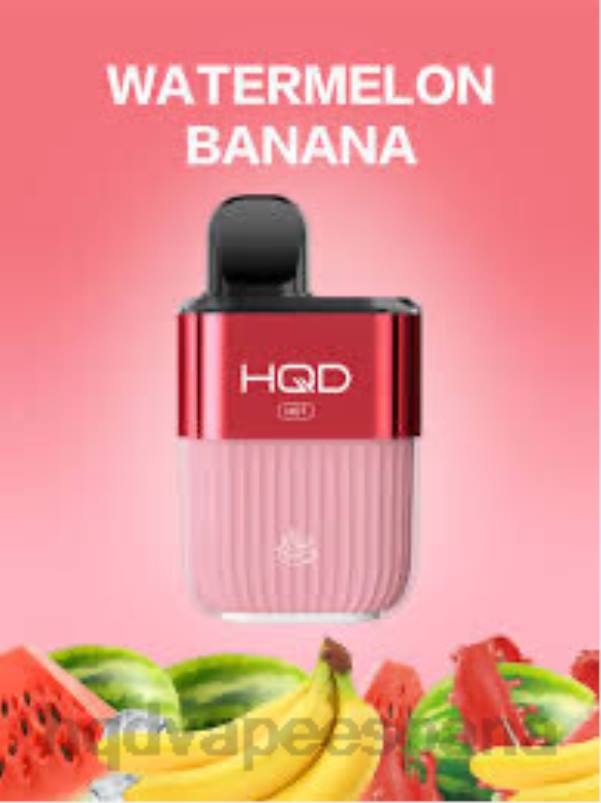 HQD HOT 5000 bocanadas plátano sandía 84J257 best HQD flavors