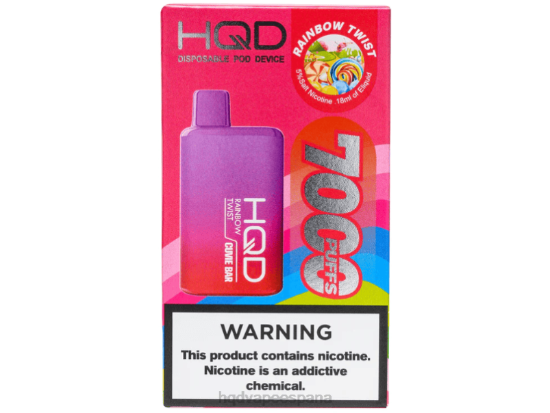 HQD CUVIE BAR desechable giro del arcoiris 84J2242 HQD vape españa