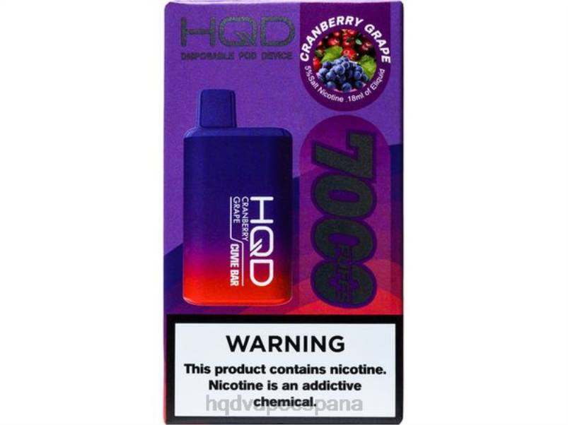 HQD CUVIE BAR desechable uva de arándano 84J2161 HQD españa