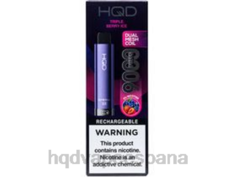 HQD CUVIE PLUS 2.0 desechable hielo de triple baya 84J2266 HQD vapers