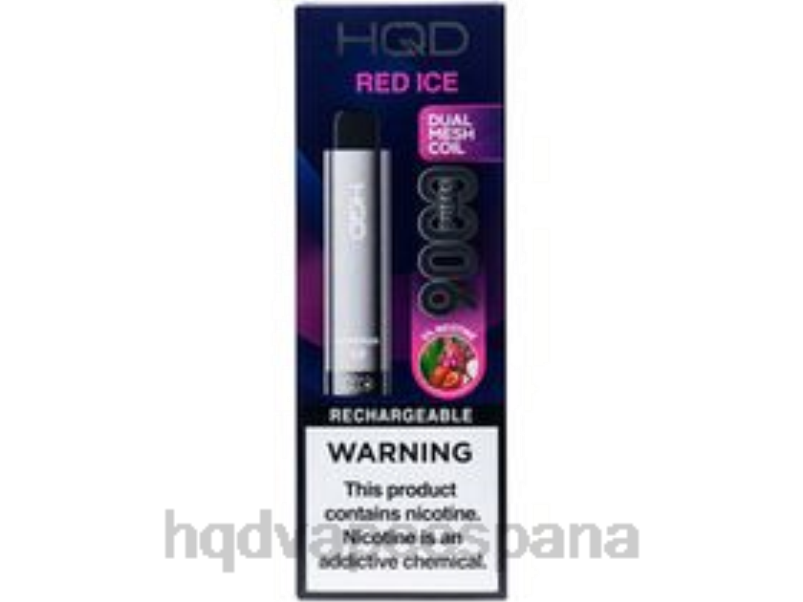 HQD CUVIE PLUS 2.0 desechable hielo rojo 84J2245 HQD vape barcelona