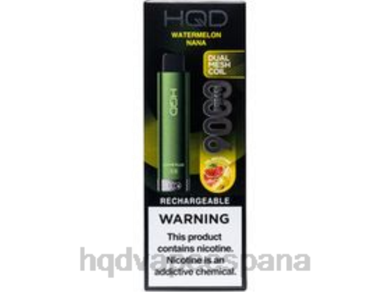 HQD CUVIE PLUS 2.0 desechable nana sandia 84J2268 HQD flavors vape