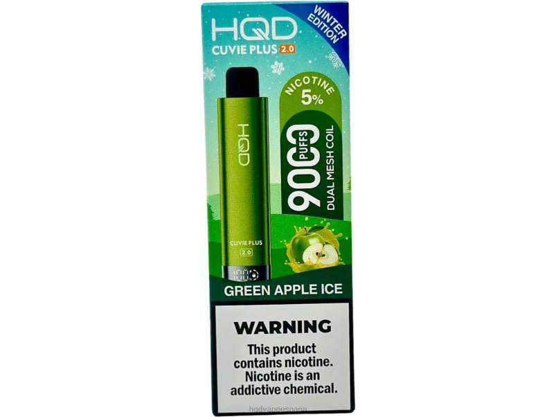 HQD CUVIE PLUS 2.0 (edición de invierno) hielo de manzana verde 84J2172 HQD vape españa