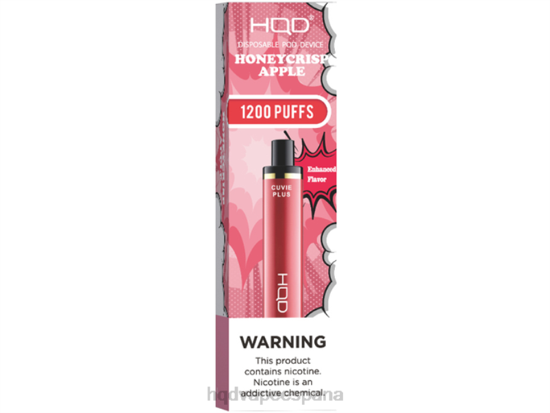 HQD CUVIE PLUS desechable manzana crujiente con miel 84J2175 HQD vape barcelona
