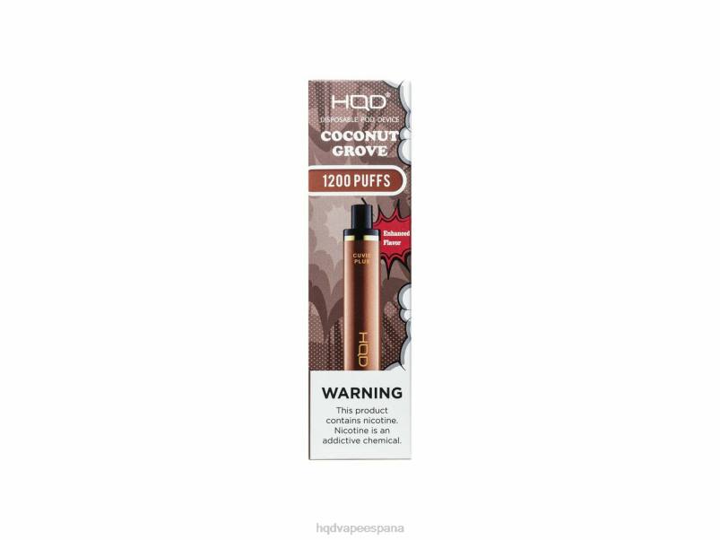 HQD CUVIE PLUS vaporizador desechable Coconut Grove 84J2157 best HQD flavors