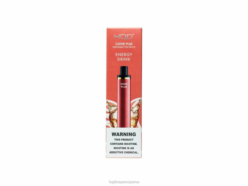 HQD CUVIE PLUS vaporizador desechable bebida energética 84J2165 HQD vape barcelona