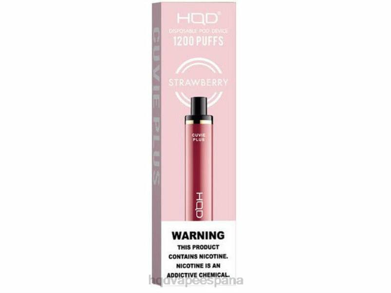 HQD CUVIE PLUS vaporizador desechable fresa 84J2252 HQD vape españa