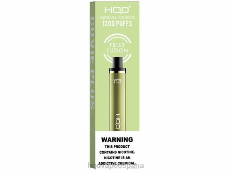 HQD CUVIE PLUS vaporizador desechable fusión de frutas 84J2166 HQD vapers