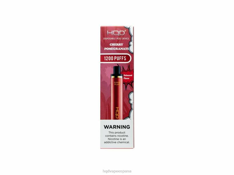 HQD CUVIE PLUS vaporizador desechable granada cereza 84J2152 HQD vape españa