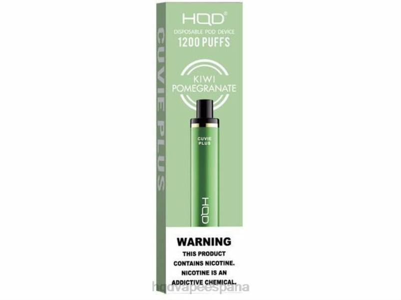 HQD CUVIE PLUS vaporizador desechable granada kiwi 84J2205 HQD vape barcelona