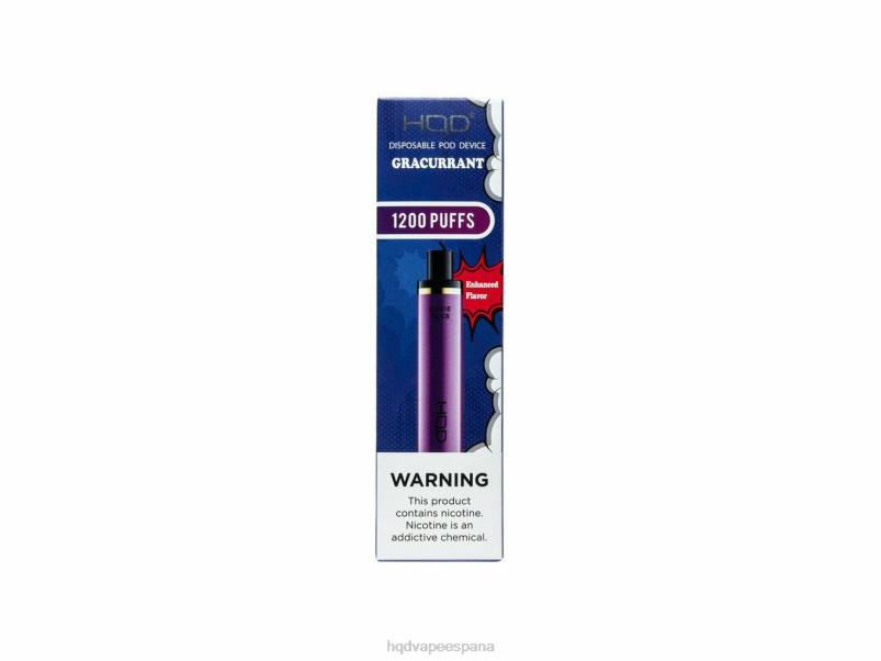 HQD CUVIE PLUS vaporizador desechable grosella 84J2167 best HQD flavors