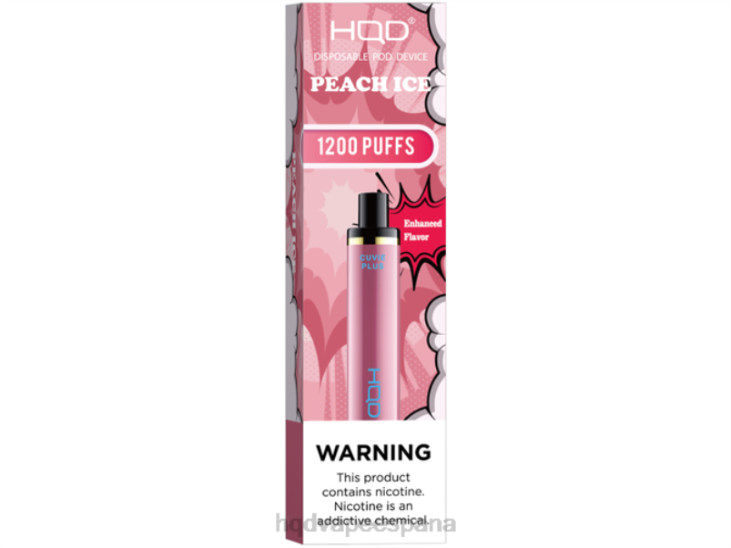 HQD CUVIE PLUS vaporizador desechable hielo de durazno 84J2230 HQD wholesale