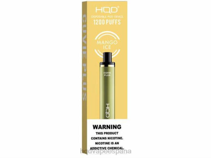 HQD CUVIE PLUS vaporizador desechable hielo de mango 84J2216 HQD vapers
