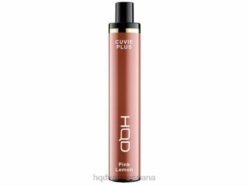 HQD CUVIE PLUS vaporizador desechable limon rosa 84J2237 best HQD flavors