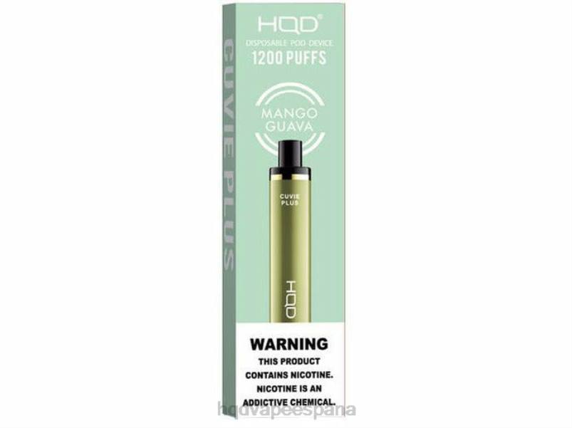 HQD CUVIE PLUS vaporizador desechable mango guayaba 84J2214 HQD madrid