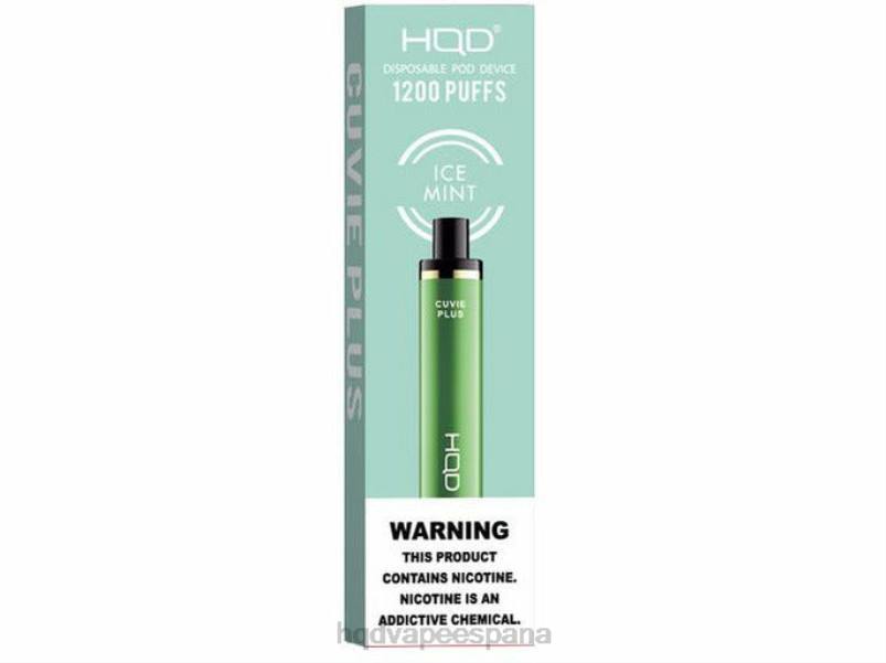 HQD CUVIE PLUS vaporizador desechable menta helada 84J2202 HQD vape españa
