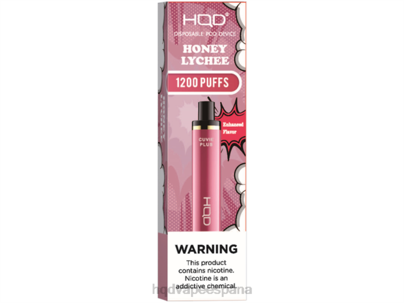 HQD CUVIE PLUS vaporizador desechable miel de lichi 84J2174 HQD madrid