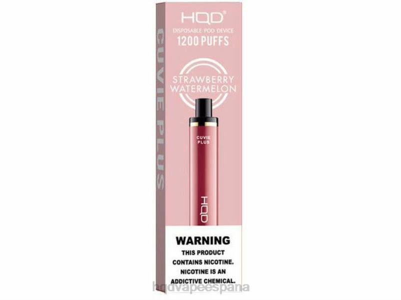HQD CUVIE PLUS vaporizador desechable sandia fresa 84J2262 HQD vape españa