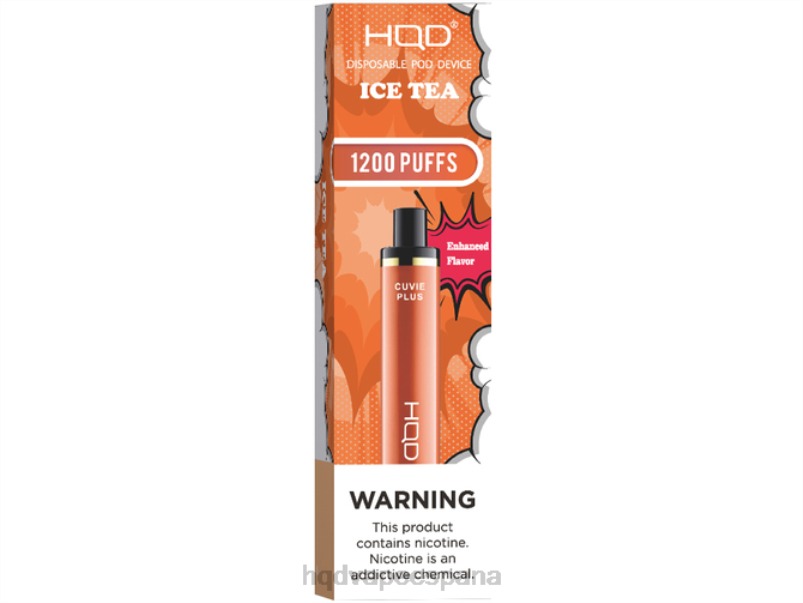 HQD CUVIE PLUS vaporizador desechable té helado 84J2203 HQD spain