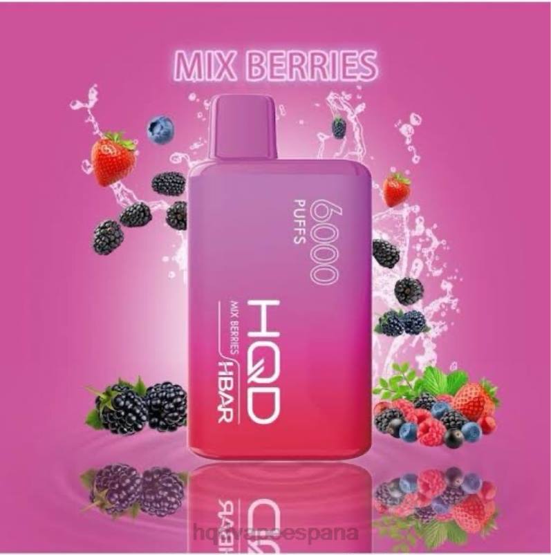 HQD HBAR 6000 bocanadas bayas congeladas 84J250 HQD wholesale