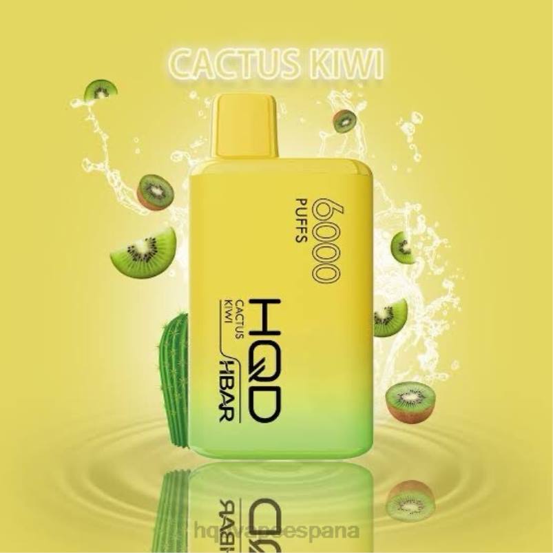 HQD HBAR 6000 bocanadas kiwi cactus 84J245 HQD vape barcelona