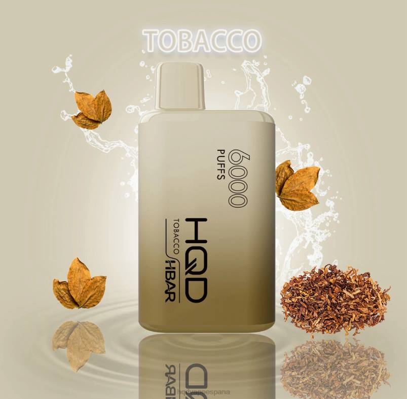 HQD HBAR 6000 bocanadas tabaco 84J252 HQD vape españa