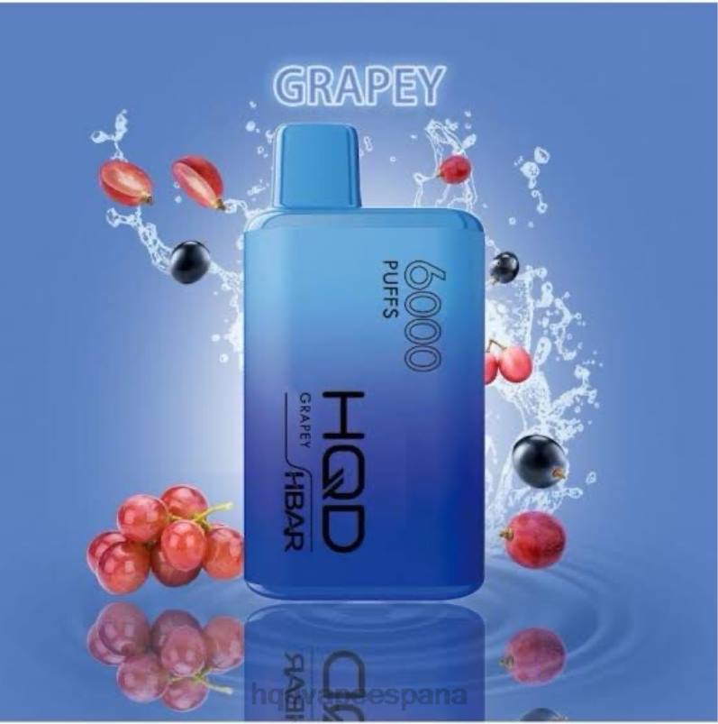 HQD HBAR 6000 bocanadas uva 84J242 HQD vape españa