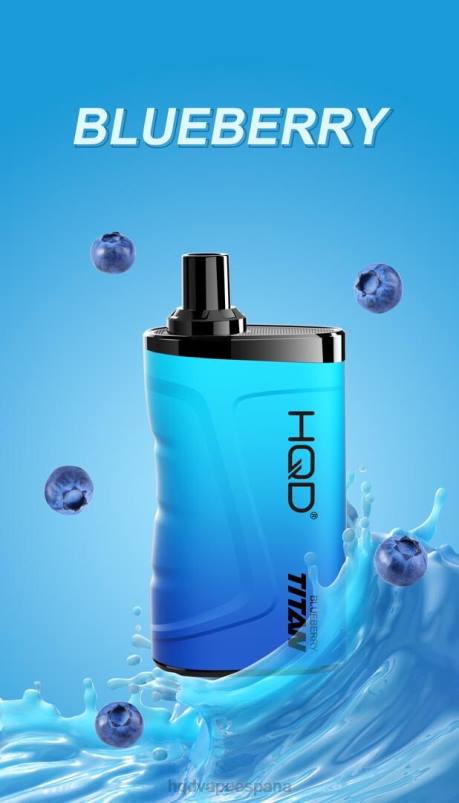 HQD TITAN 7000 bocanadas arándano 84J25 HQD vape barcelona