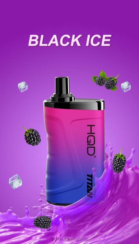HQD TITAN 7000 bocanadas hielo negro 84J214 HQD madrid