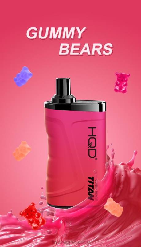 HQD TITAN 7000 bocanadas ositos de goma 84J218 HQD flavors vape