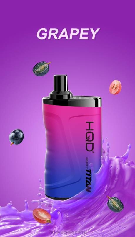 HQD TITAN 7000 bocanadas uva 84J215 HQD vape barcelona