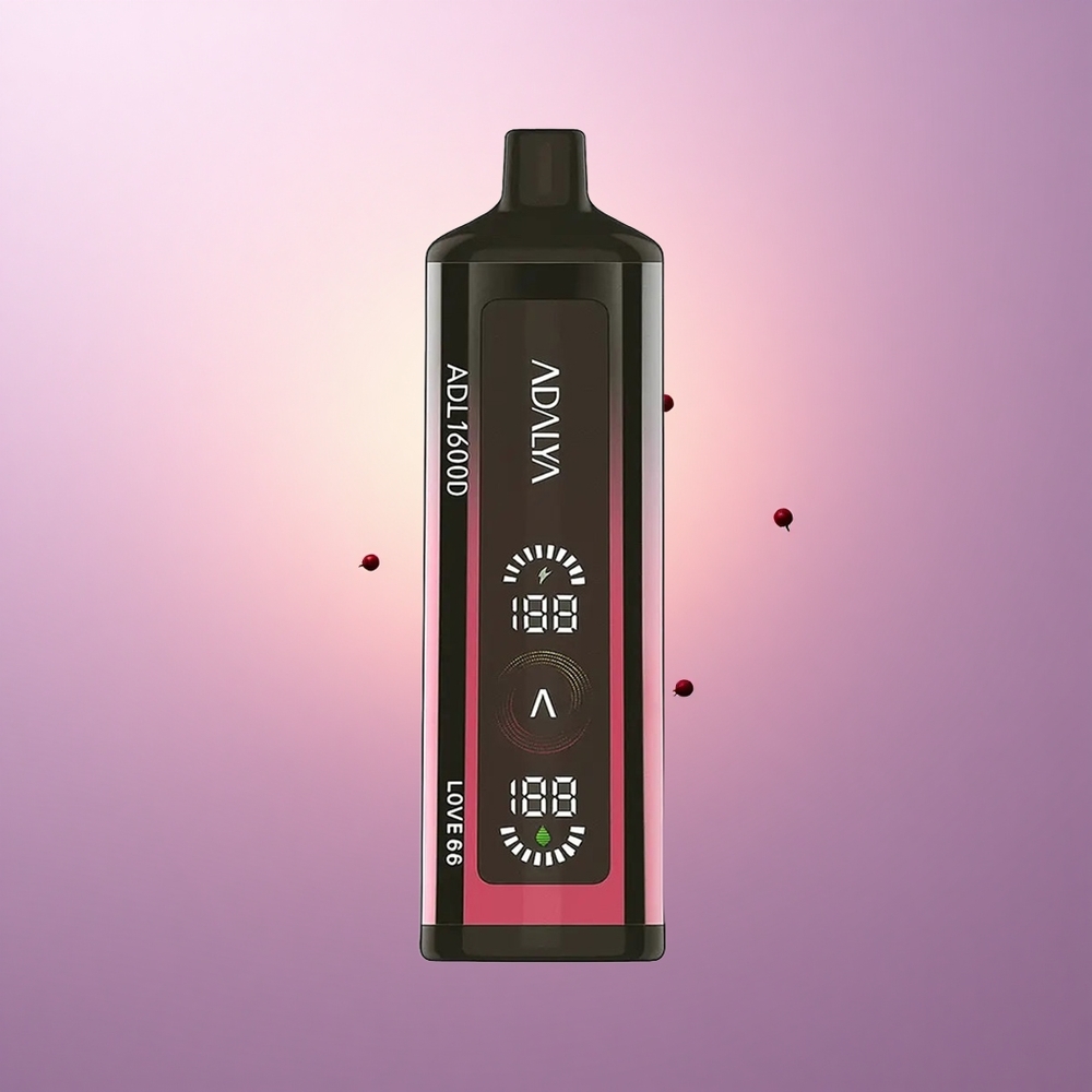 Adalya ADL 16000 PRO Puffs Amor 66 Pantalla Digital Recargable USB-C