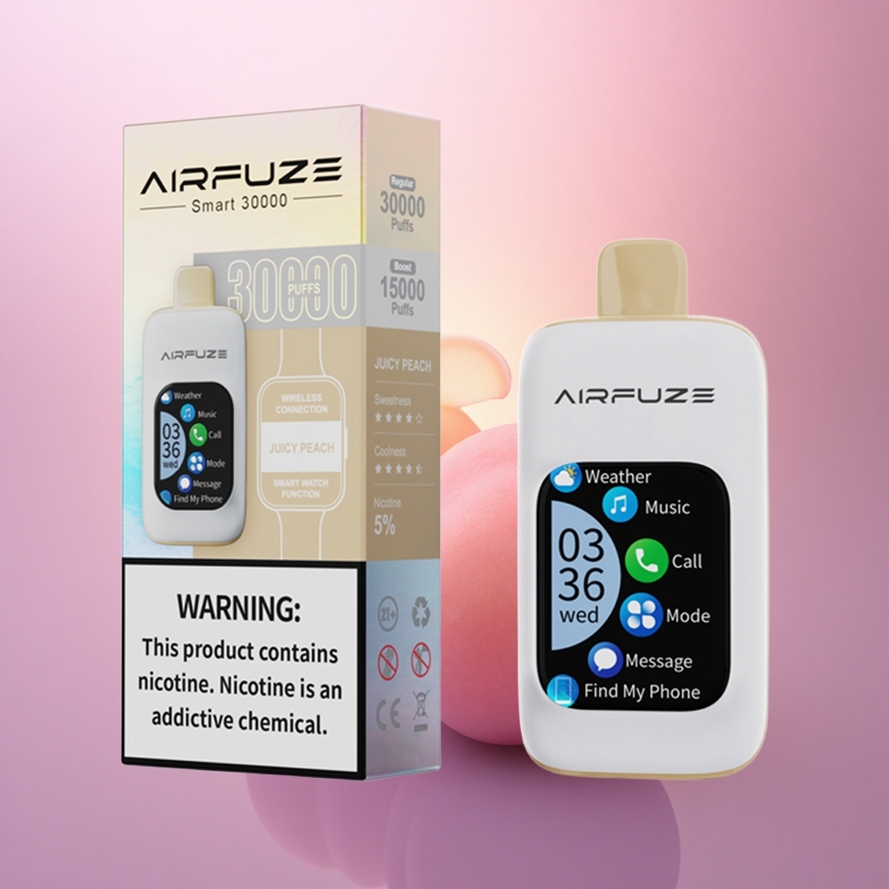 AirFuze Smart 30000 Puffs Melocotón Jugoso 5% Nicotina 900mAh