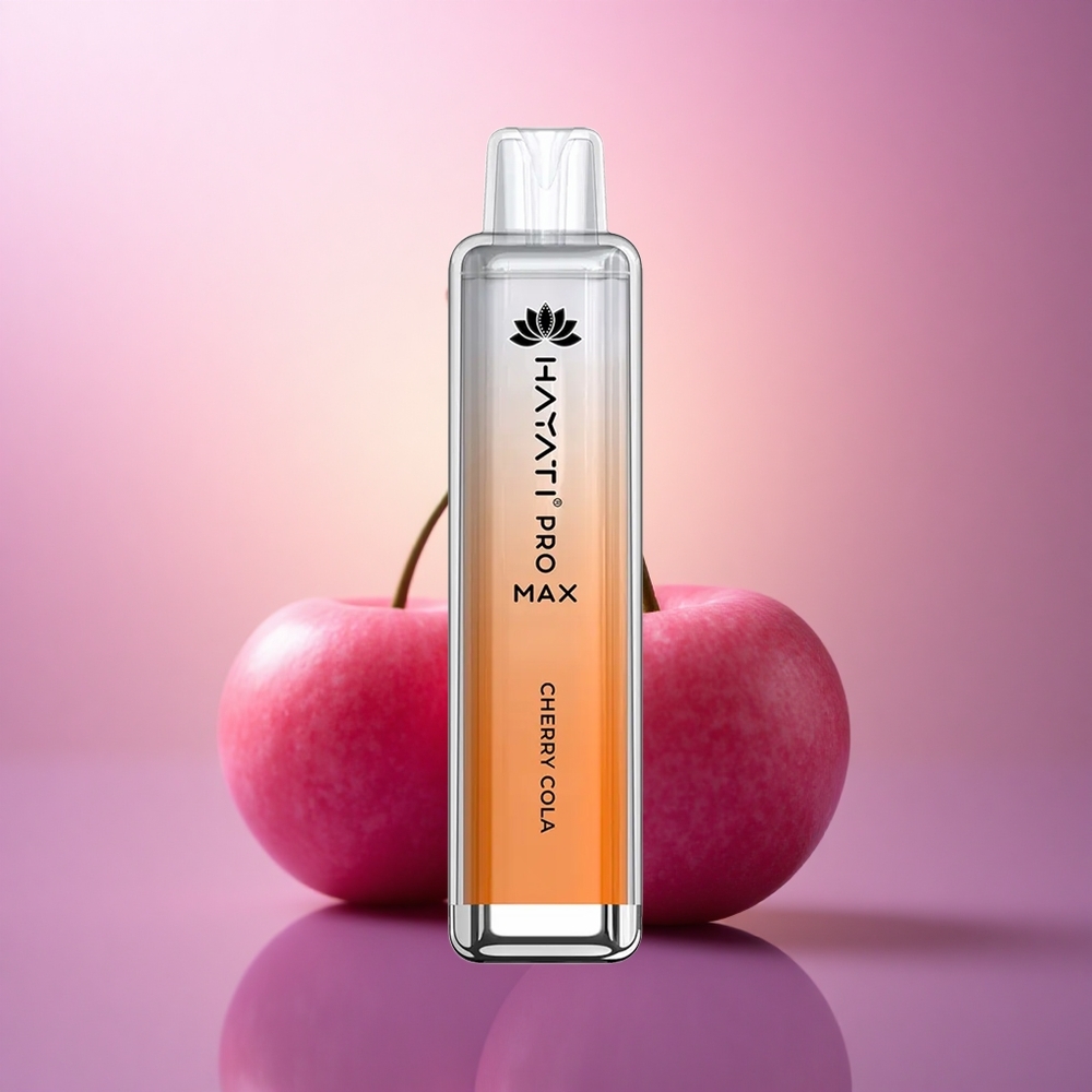 Hayati Pro Max 4000 Puffs Cherry Cola Dual Coil 1400mAh 2% Nicotina