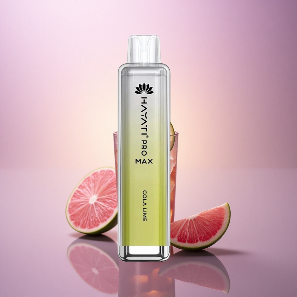 Hayati Pro Max 4000 Puffs Cola Lima 1400mAh 2ml Recargable