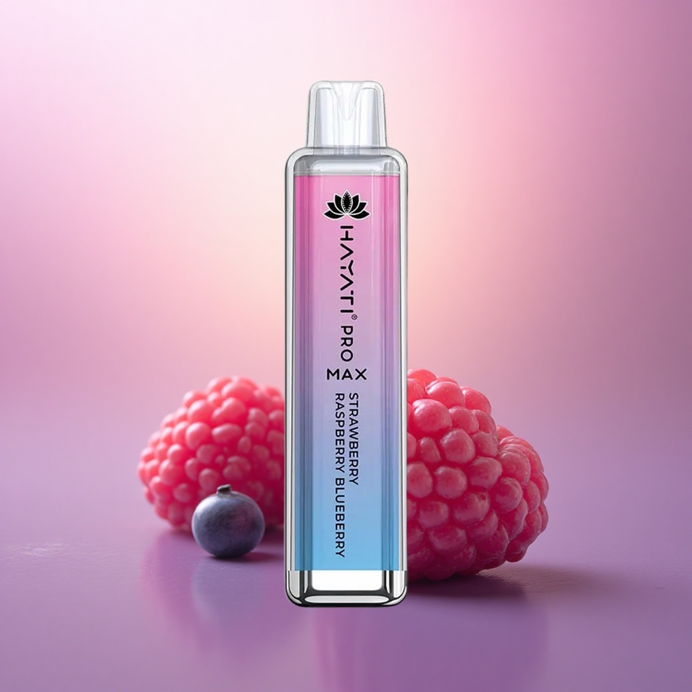 Hayati Pro Max 4000 Puffs Fresa Frambuesa Arándano 5% Nicotina 1400mAh