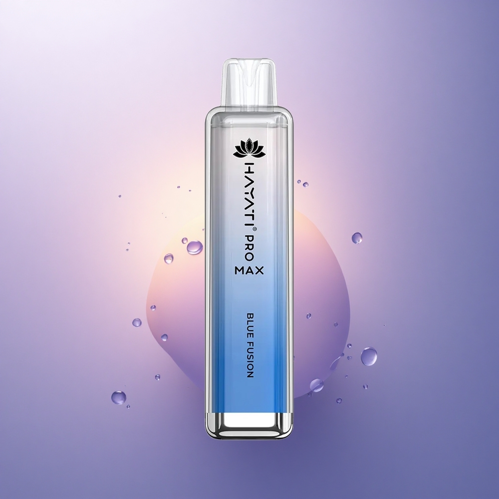Hayati Pro Max 4000 Puffs Fusión Azul con Batería 1400mAh y Resistencia Dual 1.1 Ohm