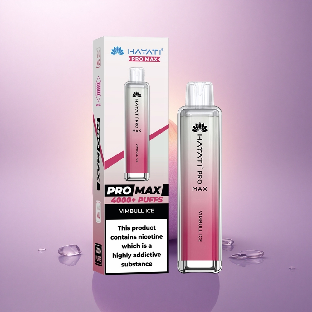 Hayati Pro Max 4000 Puffs Hielo Vimbull 1400mAh 2ml Recargable