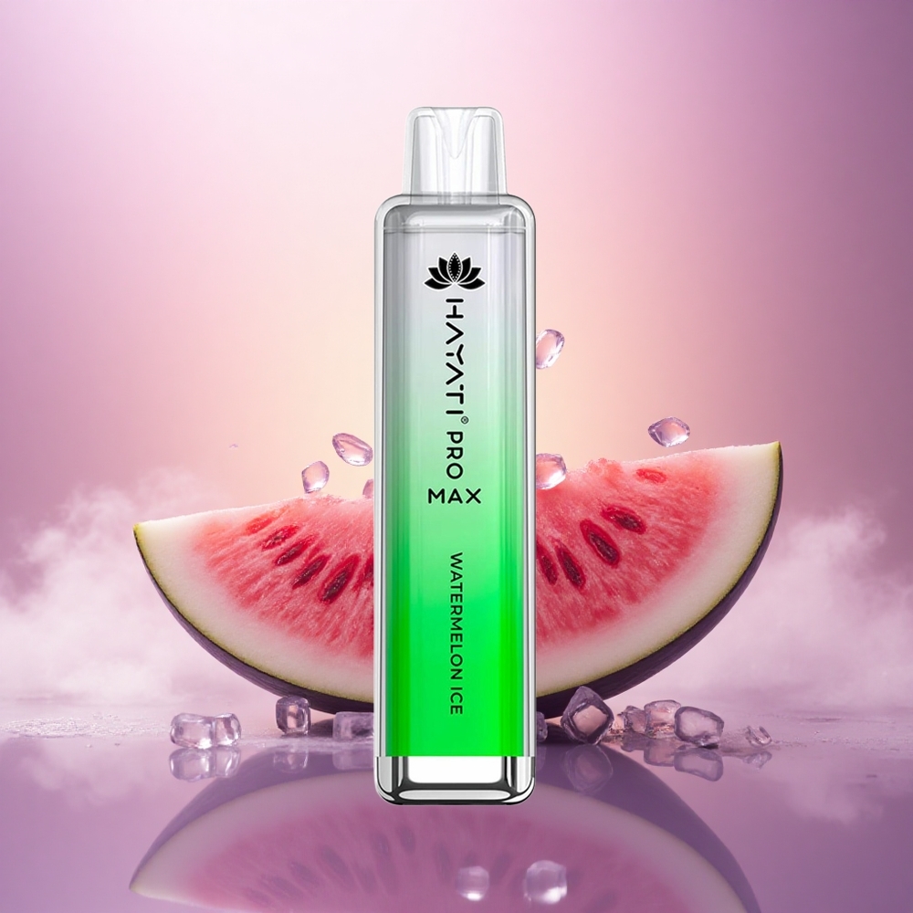 Hayati Pro Max 4000 Puffs Sandía Hielo 1400mAh 2ml Recargable