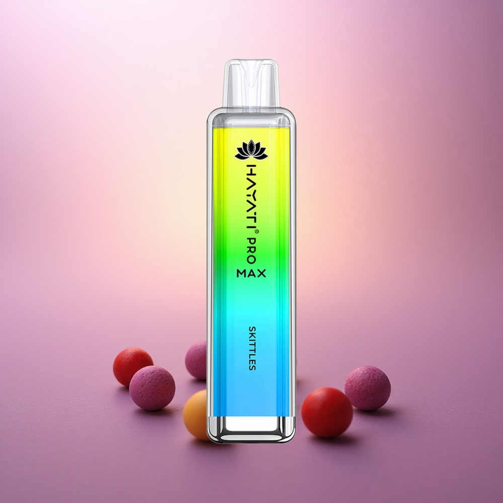 Hayati Pro Max 4000 Puffs Skittles Doble Bobina LED 1400mAh