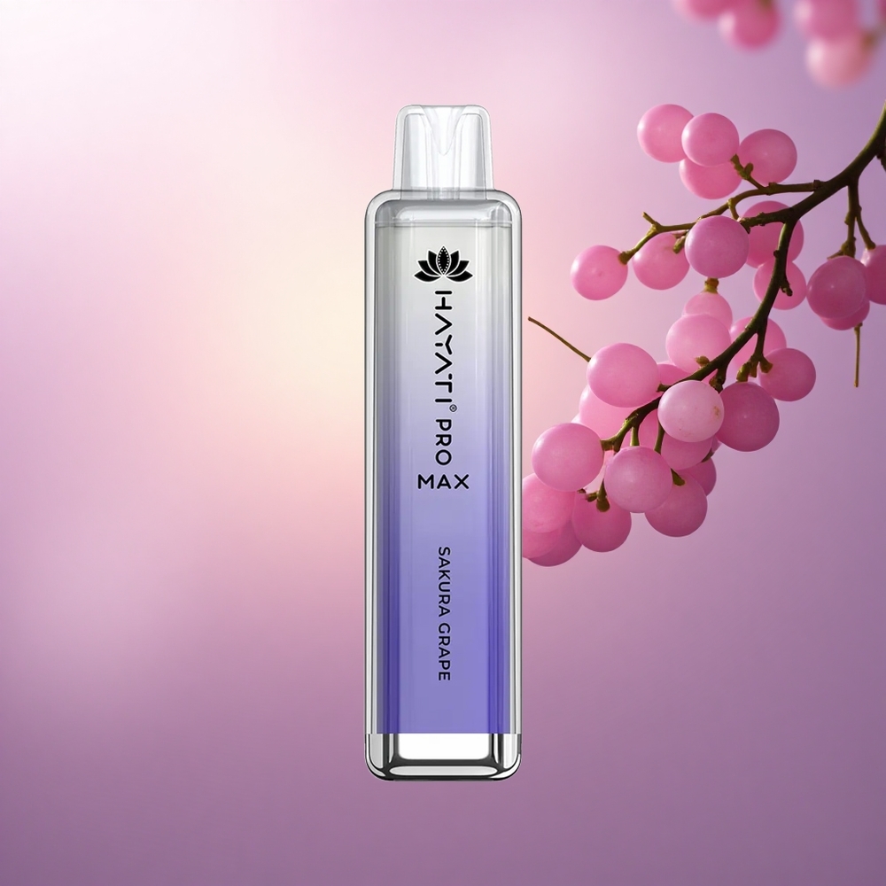 Hayati Pro Max 4000 Puffs Uva Sakura 5% Nicotina 1400mAh