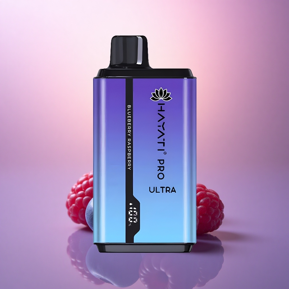 Hayati Pro Ultra 15000 Puffs Arándano Frambuesa 850mAh 2% Nicotina